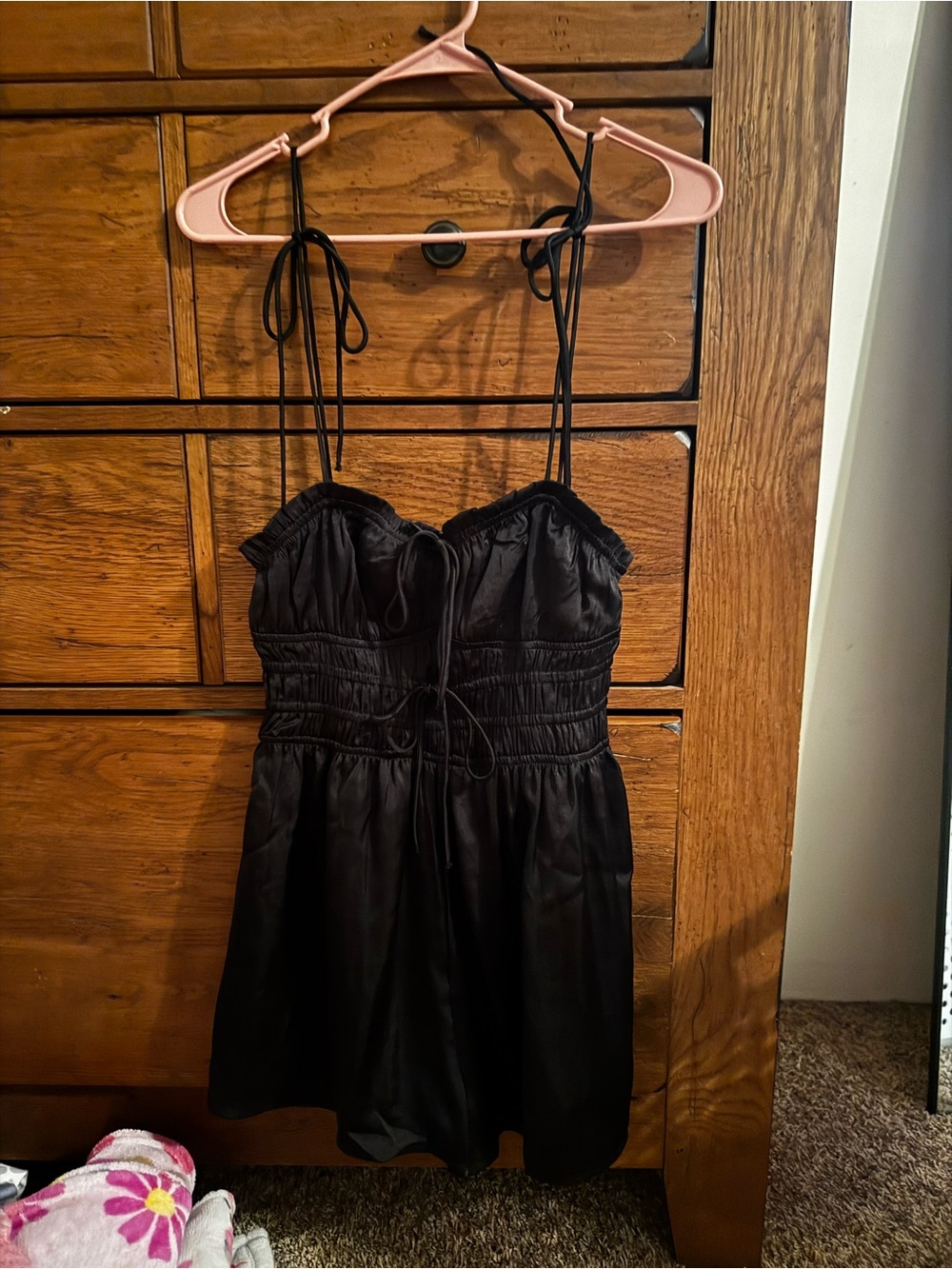American Eagle Outfitters Black Strappy Romper